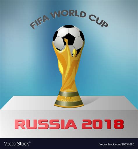 fifa world cup russia 2018 royalty free vector image