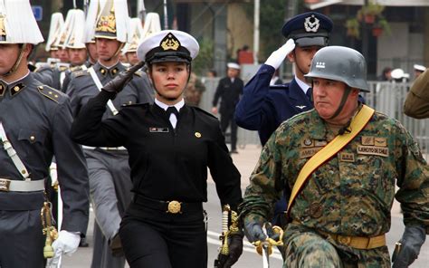 Chile Navy Woman Mujer Para Bellum Military Dresses Armada Navy
