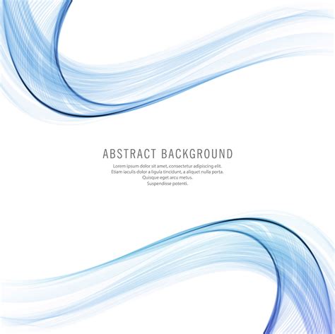 Abstract Creative Flowing Blue Wavy Background 257411 Vector Art At