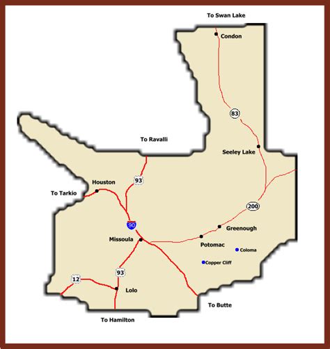 Map Of Montana Ghost Towns Maps Location Catalog Online