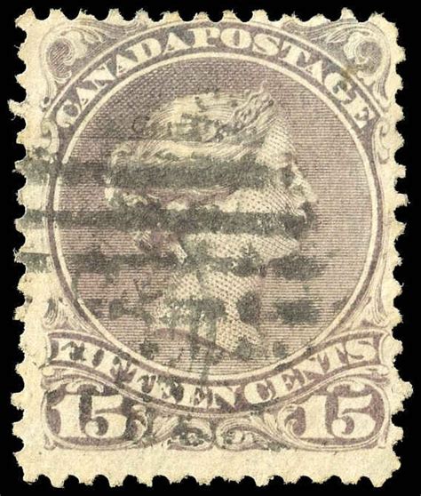 Acheter Canada 29c Reine Victoria 1868 15¢ Gris Violet Papier