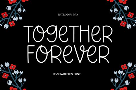 Together Forever Font By Cans Studio · Creative Fabrica