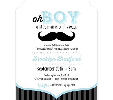 Download for free and make a personalized invitation with adorable layouts and. 63+ Unique Baby Shower Invitations - Word, PSD, AI | Free ...