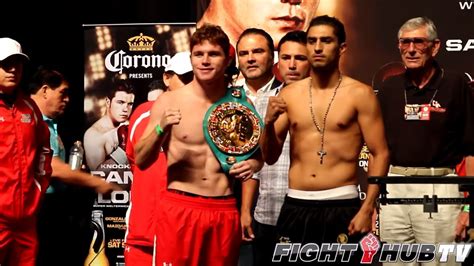 canelo alvarez vs josesito lopez full weigh in and face off video youtube