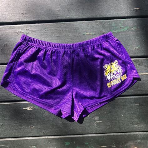 Vintage Shorts Lsu Louisiana Forever College Girl Booty Shorts