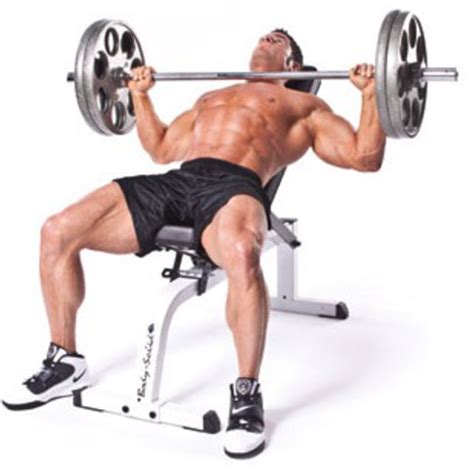 The barbell bench press is a classic exercise popular among all weight lifting circles. Incline Bench Press (Barbell) - Exercise How-to - Workout ...