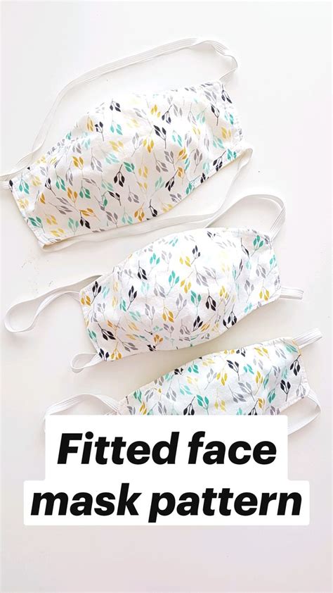 Fitted Face Mask Pattern An Immersive Guide By Easy Peasy Creative Ideas