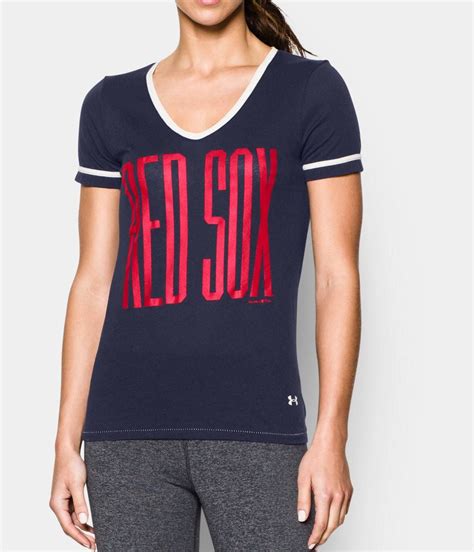 women s boston red sox ua shirzee t shirt under armour us fitness fashion gym outfit