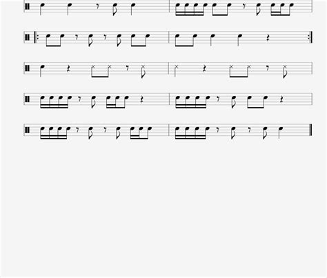 Snare Drum Sheet Music Learn Drums For Free