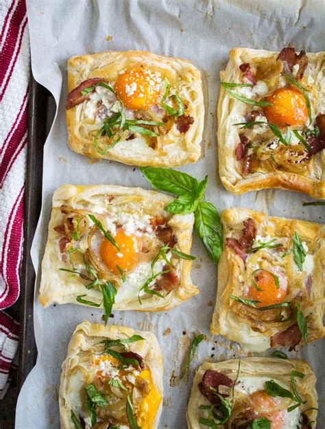 Bacon Egg And Goat Cheese Breakfast Pastries Recipe Breakfast Pastries Cooking Recipes