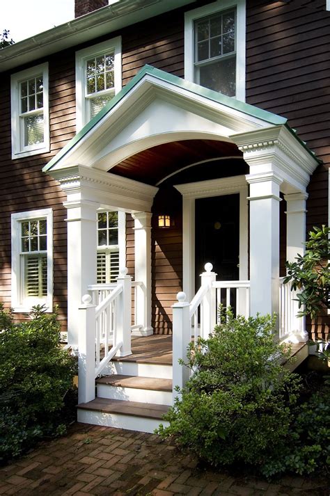Portico House Front Door House With Porch Colonial House