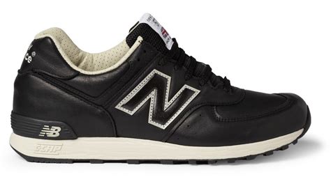 New Balance 576 Black Leather Sneakers News Online