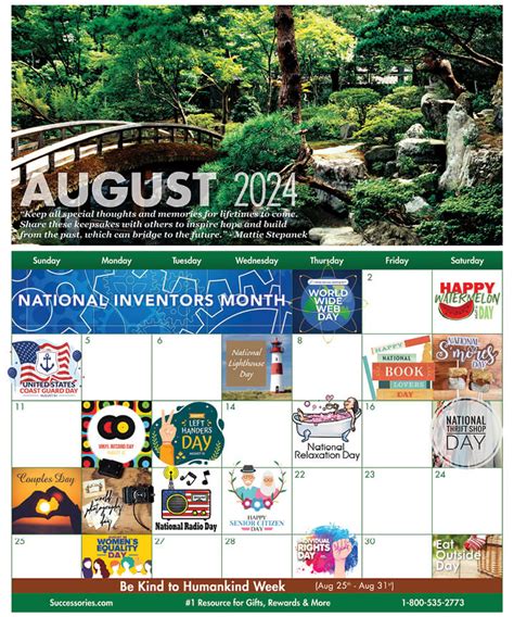 Fun Workplace Holidays Calendar August Holidays Successories