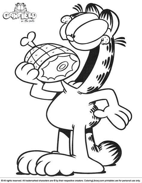 Garfield And Friends Coloring Pages