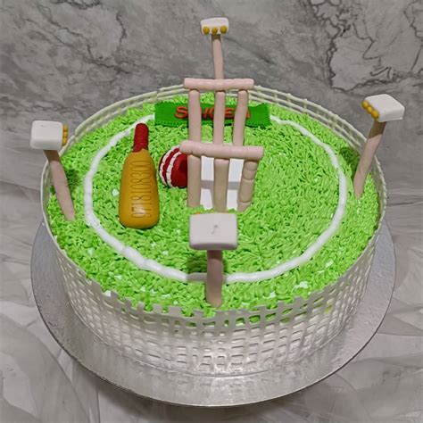 Cricket Ball Cake Yummy Cake