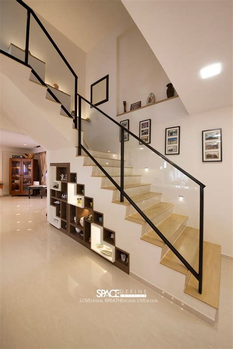 See more ideas about stairways, stairs design, stairs. Bishan, Retro Executive Maisonette HDB Interior Design, Maximise your Small Space with Book Cab ...