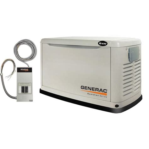 Generac 11000 Watt Air Cooled Automatic Standby Generator With 50 Amp