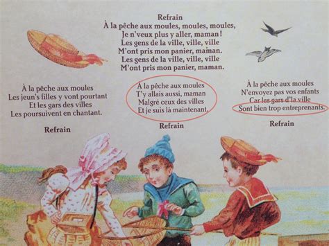 A La Pêche Aux Moules Lettre Examples