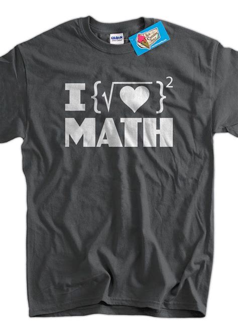 Math Geek Nerd Funny Cool I Love Math T Shirt Ts For Dad Screen