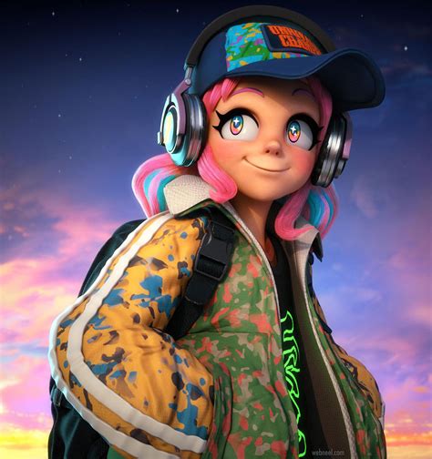 25 Beautiful And Realistic 3d Character Designs From Top