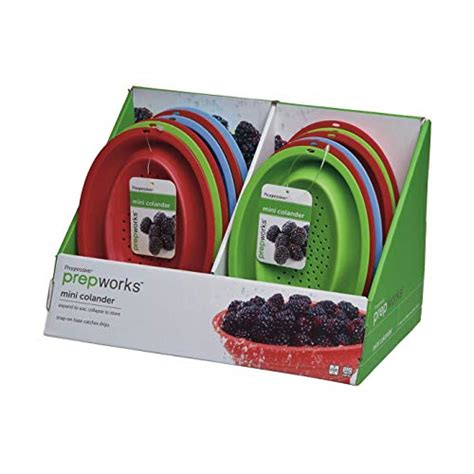 Prepworks Collapsible Mini Small Compact Multi Colored Fruit Vegetable