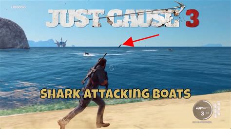 Just Cause 3 Shark Attacking Boats Youtube