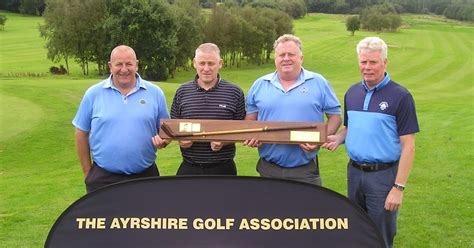 Ayrshire Golf Ayrshire Finals Day Brunston Castle Royal Troon And