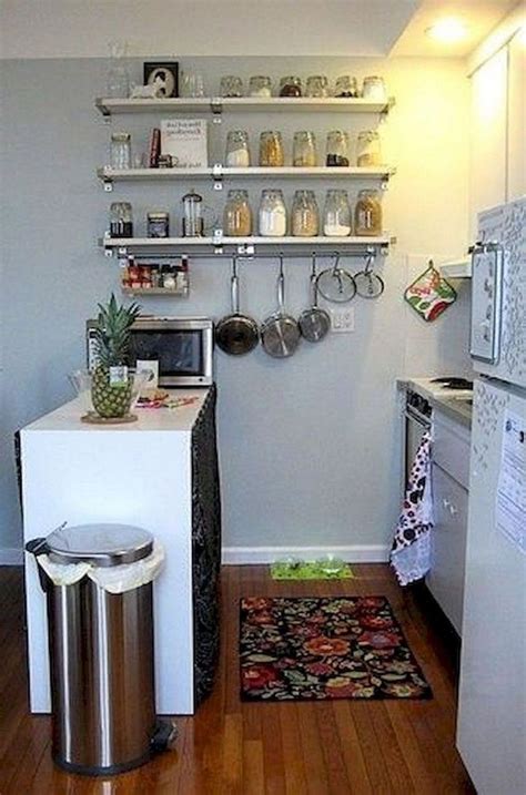 Adorable Kitchen Organization Ideas For Small Apartment45 Small