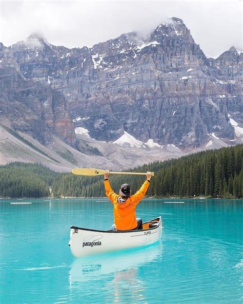 🌄 Canoe Life 🛶🛶🛶 Lake In The Mountains Teal Water Adventure