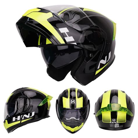 Hnj 937 Motorcycle Helmets Open Face Modular Motor Helmet Dual Visor