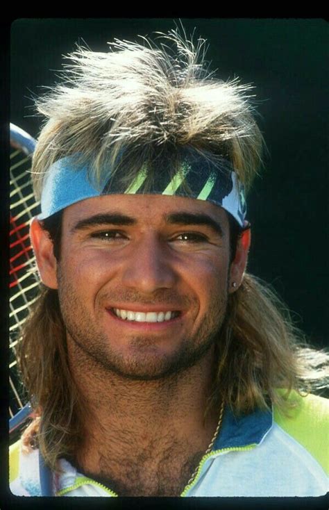 Andre Agassi Mullet Haircut Mullet Hairstyle Mohawk Mullet Sports