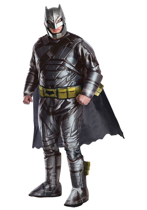 Plus Size Deluxe Dawn Of Justice Armored Batman Costume Dc Comics
