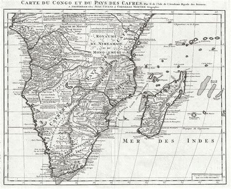 Covens And Mortier Map Of Southern Africa Photograph By Paul Fearn