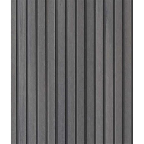 Grey WPC Louvers Cladding Wall Panel Cladding Decking Louvers Flooring