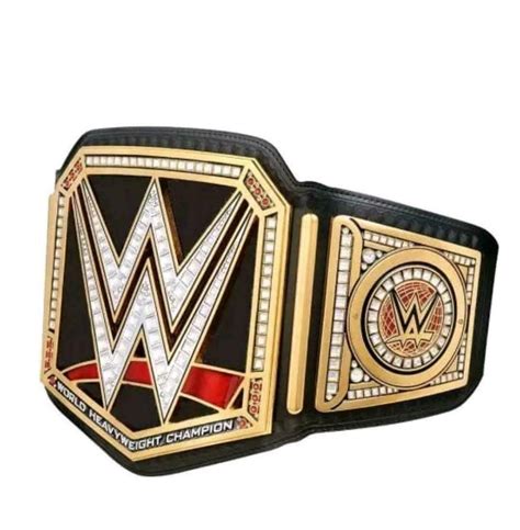 Wwe Universal Championship Replica Title Belt Adult Size Black Dual