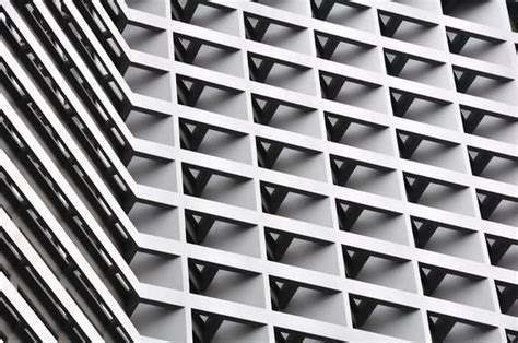 Abstract Architecture Wall Mural Abstractblack And Whitebuildings