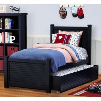 When not required, it appears as a set of bunk bed normal, but you can slip out of trundle bed and accommodate a third person. Parker Twin Trundle Bed in Navy | Twin trundle bed ...