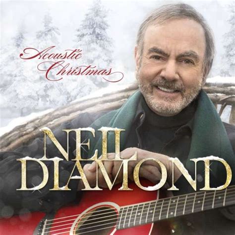 Neil Diamond Acoustic Christmas Vinyl Record Round Flat Records