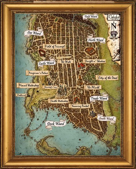 Forgotten Realms Waterdeep Map