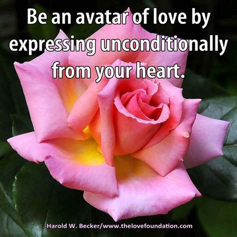Be An Avatar Of Love By Expressing Unconditionally From Your Heart