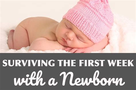 Surviging The First Week With A Newborn Good Life Of A Housewife