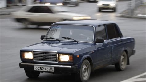 An Avtovaz Lada Car Produced In Russia Is Seen Driven In Stavropol