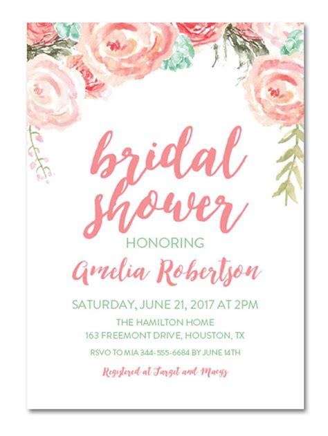 21 Printable Bridal Shower Invitations For The Diy Couple Bridal Shower Invitations Diy