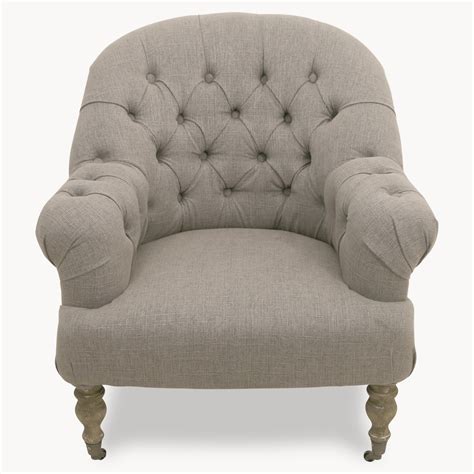 St James Upholstered Soft Grey Occasional Chair Seating One World