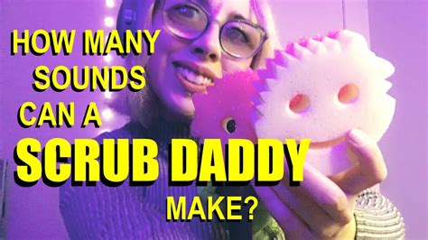 asmr scrub daddy tingle test sponge on mic scratching squeezing and rubbing no talking