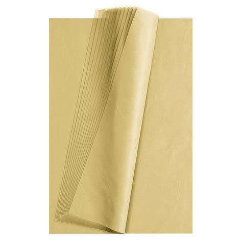 Premium Gold Tissue Paper 15x20 Inch 240 Sheets