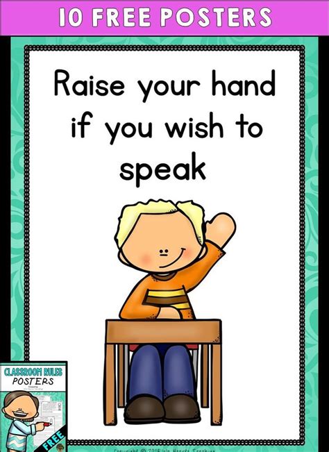 Kindergarten Classroom Rules Printable That Are Adorable 1f1