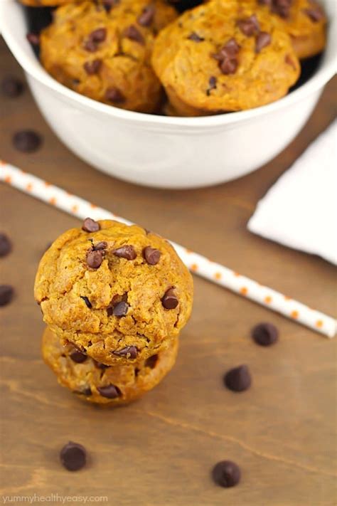 Mini Pumpkin Muffins Yummy Healthy Easy