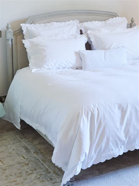 Sophie Conran White Scalloped Bed Linen Collection Sophie Conran Shop