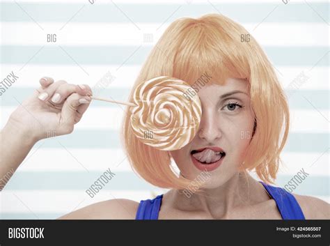 Crazy Girl Candy Shop Image And Photo Free Trial Bigstock